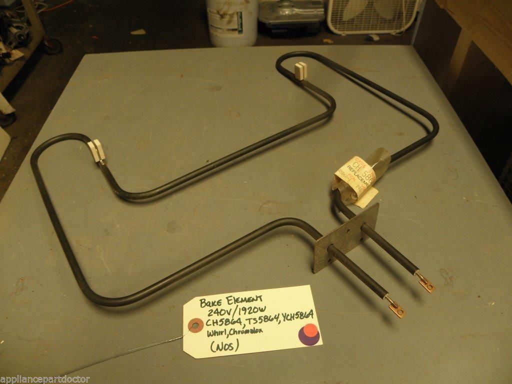 NOS Whirlpool Chromalox Bake Element CH5864 TS5864 YCH5864 240v/1920w NOS Whirlpool Chromalox Bake Element CH5864 TS5864 YCH5864 240v/1920w